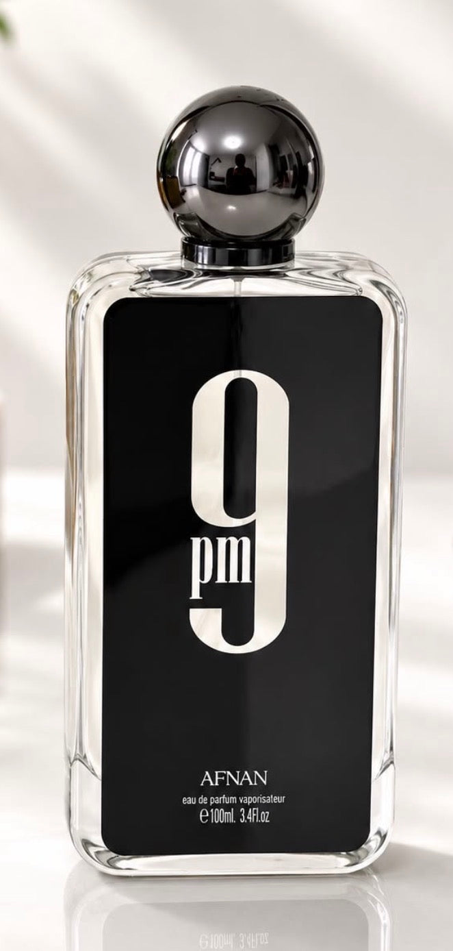 Afnan 9 PM Eau de Parfum for Men – 3.4 oz (100ml)