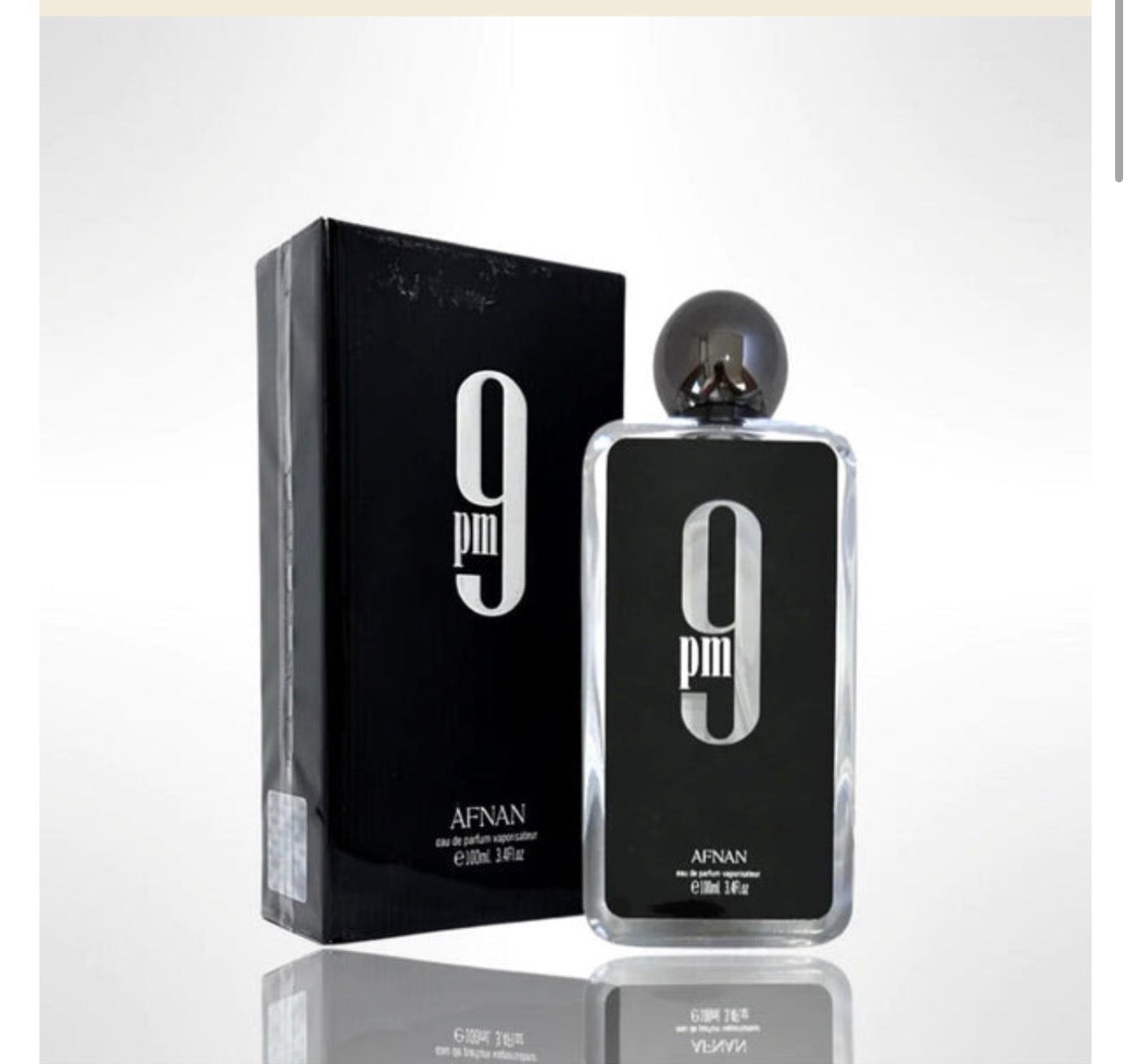 Afnan 9 PM Eau de Parfum for Men – 3.4 oz (100ml)